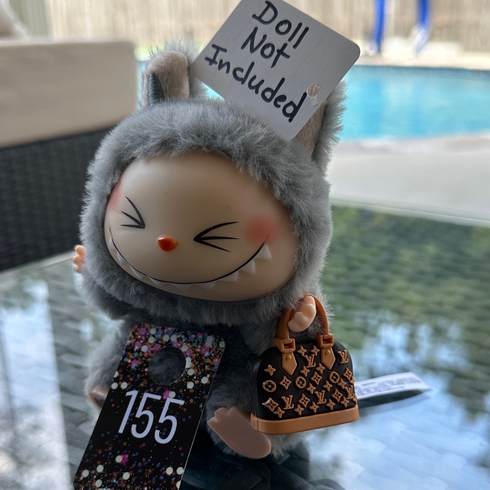 155, Labubu handbag LV Branded(Doll Not Included)